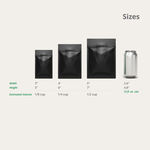 Flat Pouches with Custom Labels Pouch Size